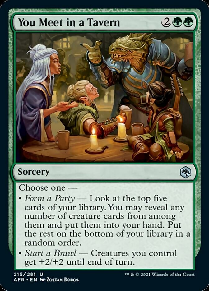 You Meet in a Tavern - [Foil] Adventures in the Forgotten Realms (AFR)