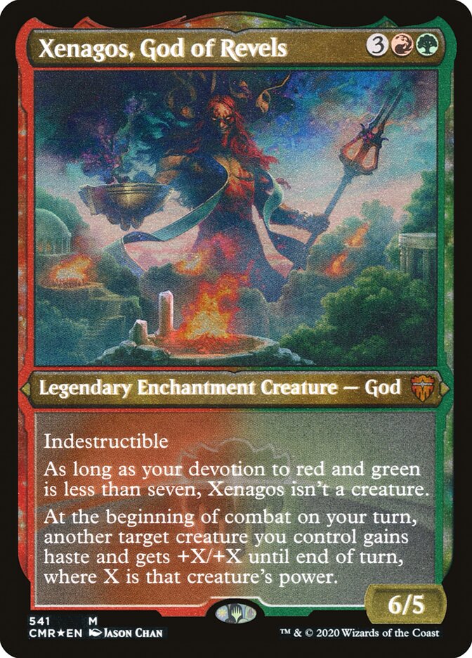 Xenagos, God of Revels - [Etched Foil] Commander Legends (CMR)