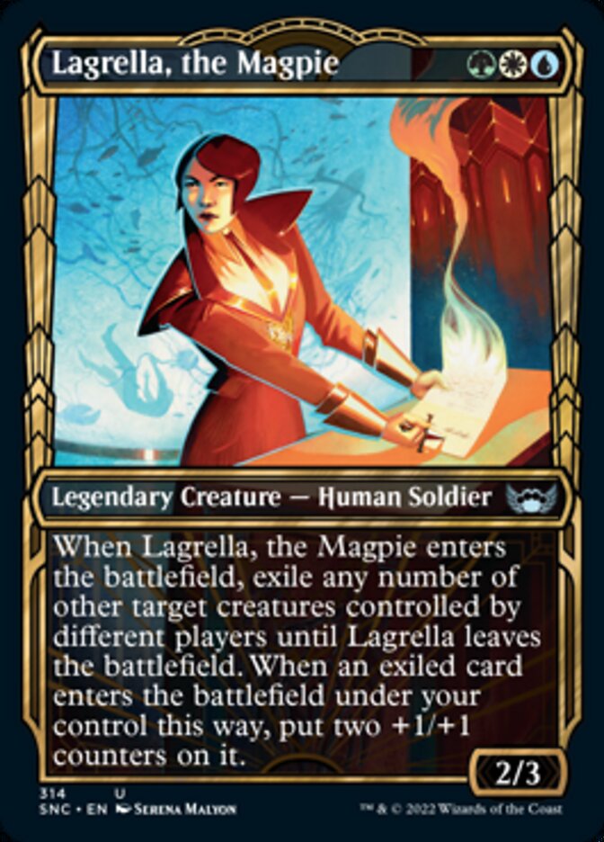 Lagrella, the Magpie - [Foil, Showcase] Streets of New Capenna (SNC)