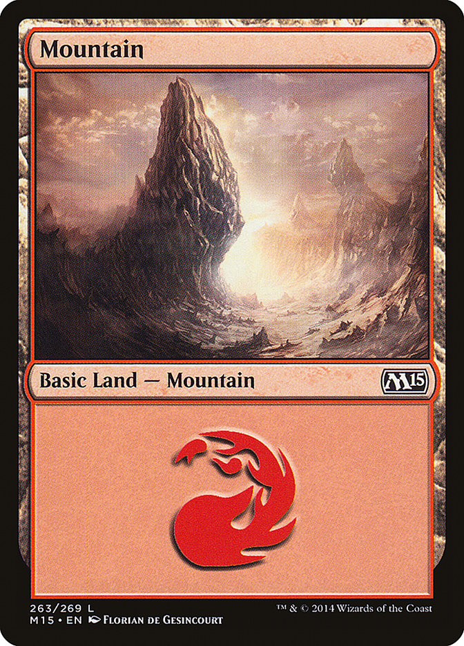 Mountain (263) - [Foil] Magic 2015 (M15)