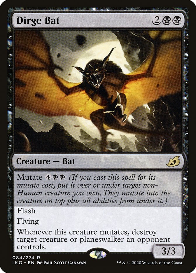 Dirge Bat - [Foil] Ikoria: Lair of Behemoths (IKO)
