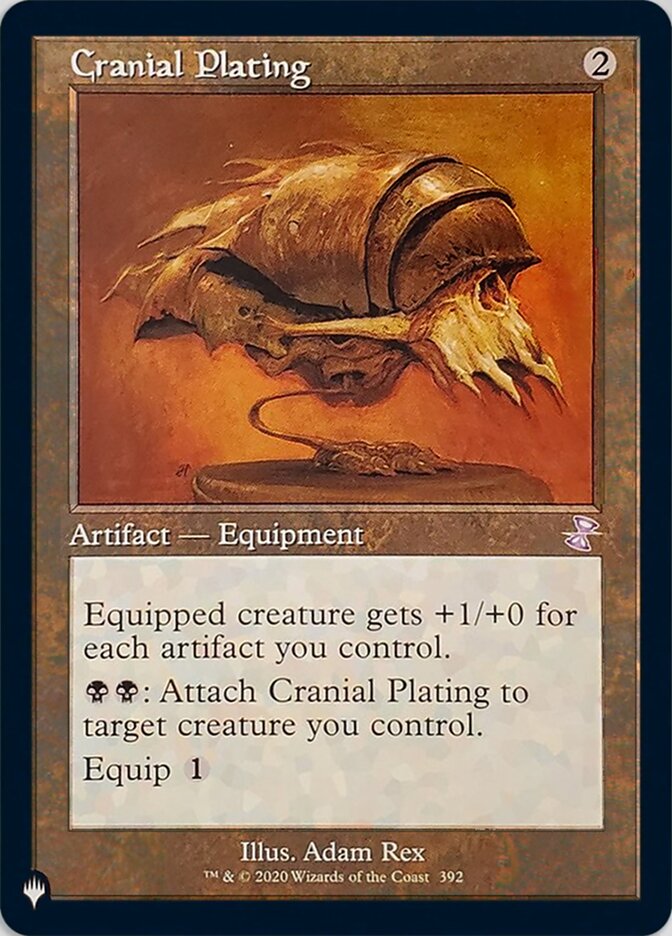 Cranial Plating - [Foil, Retro Frame] The List (PLIST)