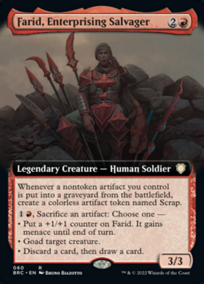 Farid, Enterprising Salvager - [Extended Art] The Brothers' War Commander (BRC)