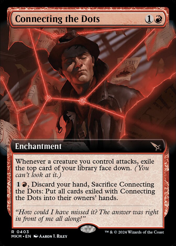 Connecting the Dots - [Foil, Extended Art] Murders at Karlov Manor (MKM)