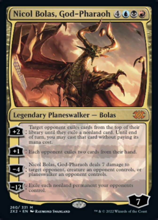Nicol Bolas, God-Pharaoh - [Foil] Double Masters 2022 (2X2)