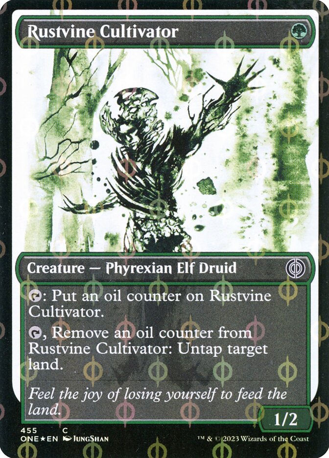 Rustvine Cultivator - [Step and Compleat Foil, Showcase] Phyrexia: All Will Be One (ONE)