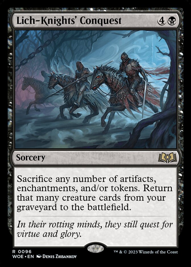 Lich-Knights' Conquest - Wilds of Eldraine (WOE)
