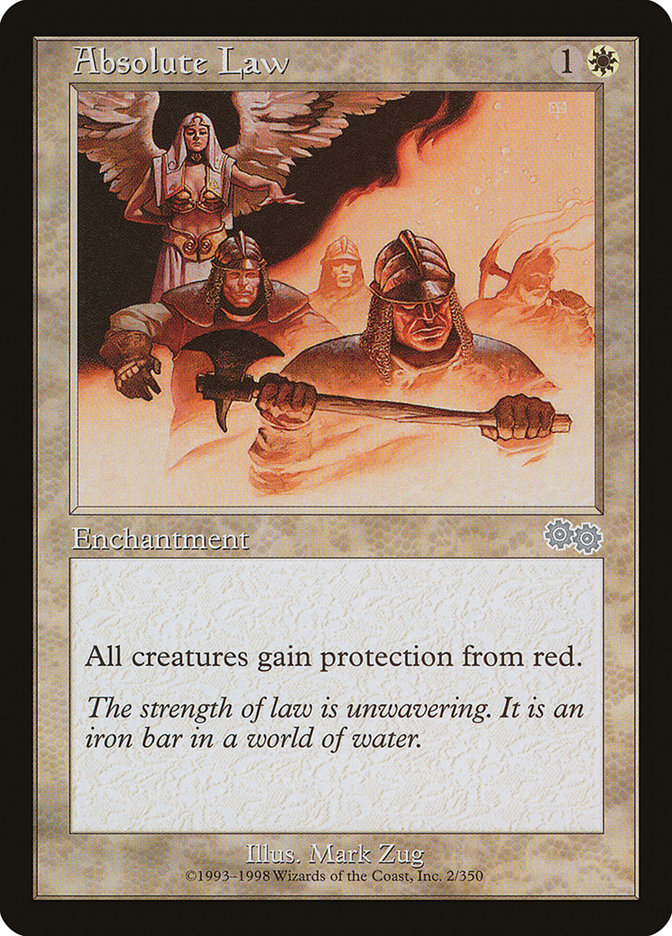 Absolute Law - [Retro Frame] Urza's Saga (USG)