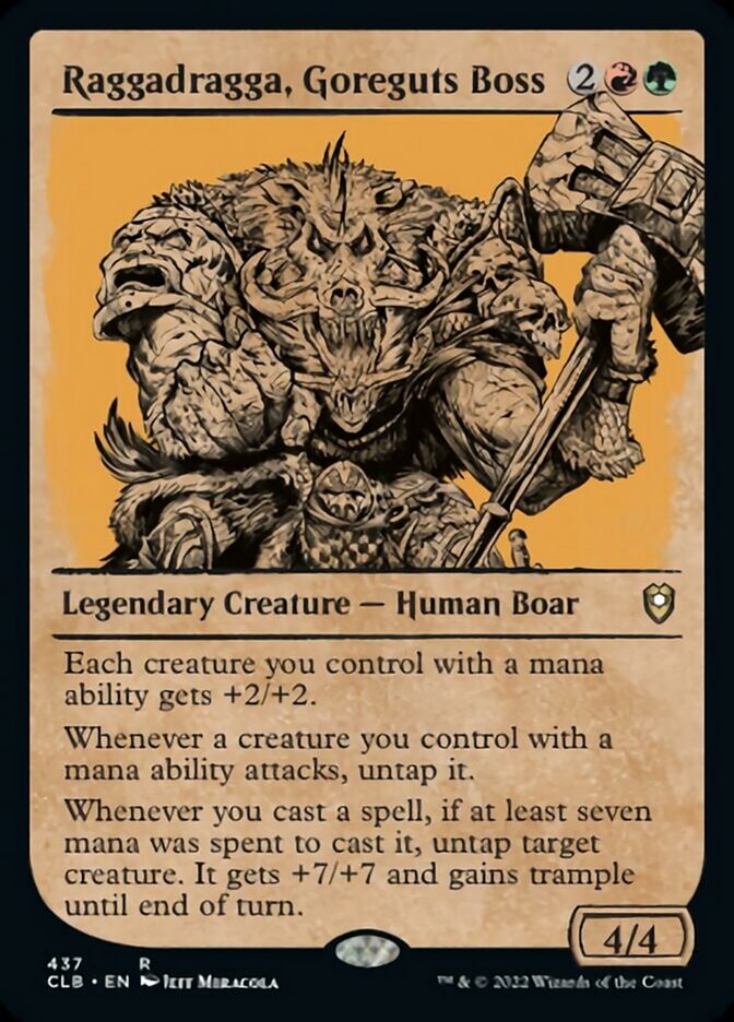 Raggadragga, Goreguts Boss - [Showcase] Commander Legends: Battle for Baldur's Gate (CLB)