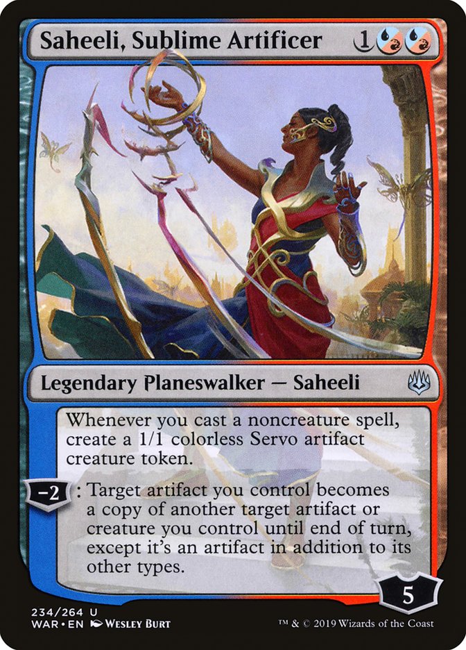 Saheeli, Sublime Artificer - [Foil] War of the Spark (WAR)