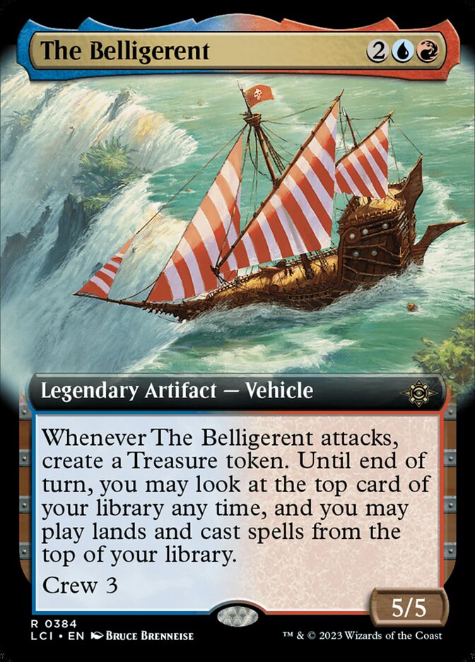 The Belligerent - [Foil, Extended Art] The Lost Caverns of Ixalan (LCI)