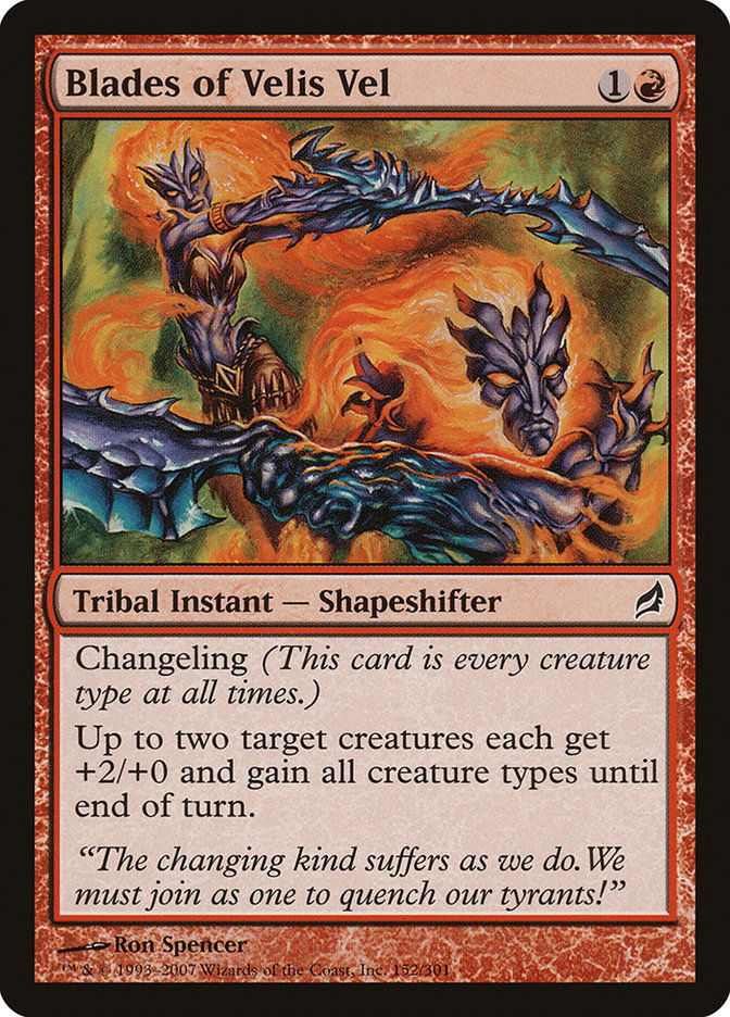 Blades of Velis Vel - [Foil] Lorwyn (LRW)