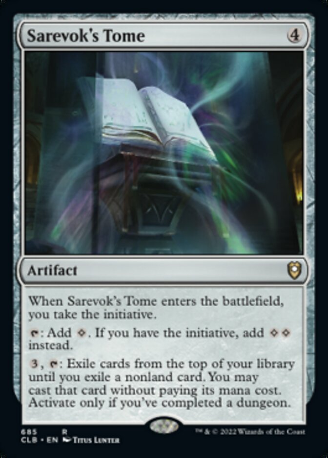 Sarevok's Tome - Commander Legends: Battle for Baldur's Gate (CLB)