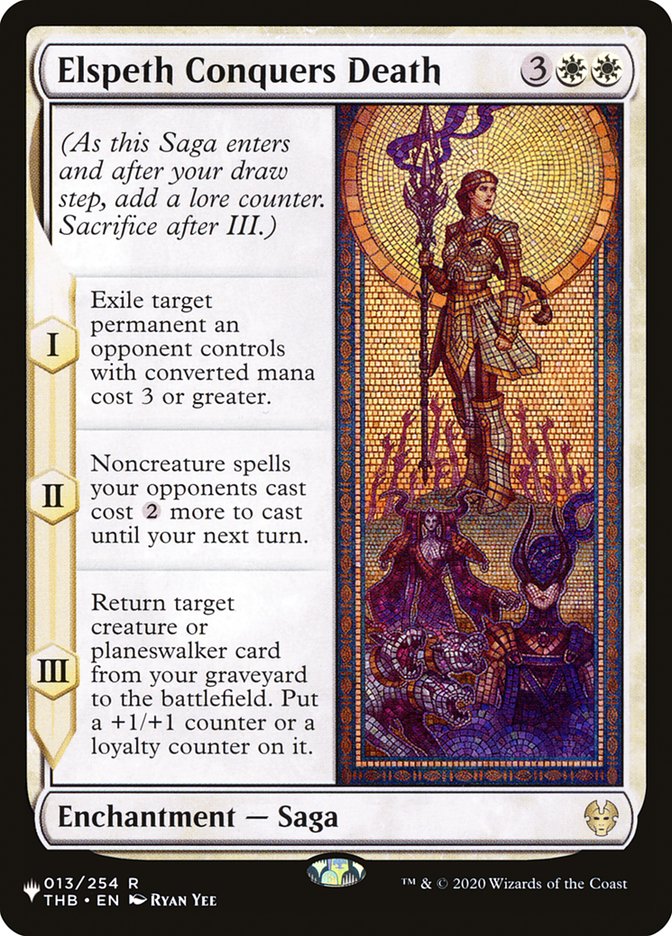 Elspeth Conquers Death - [Foil] The List (PLIST)