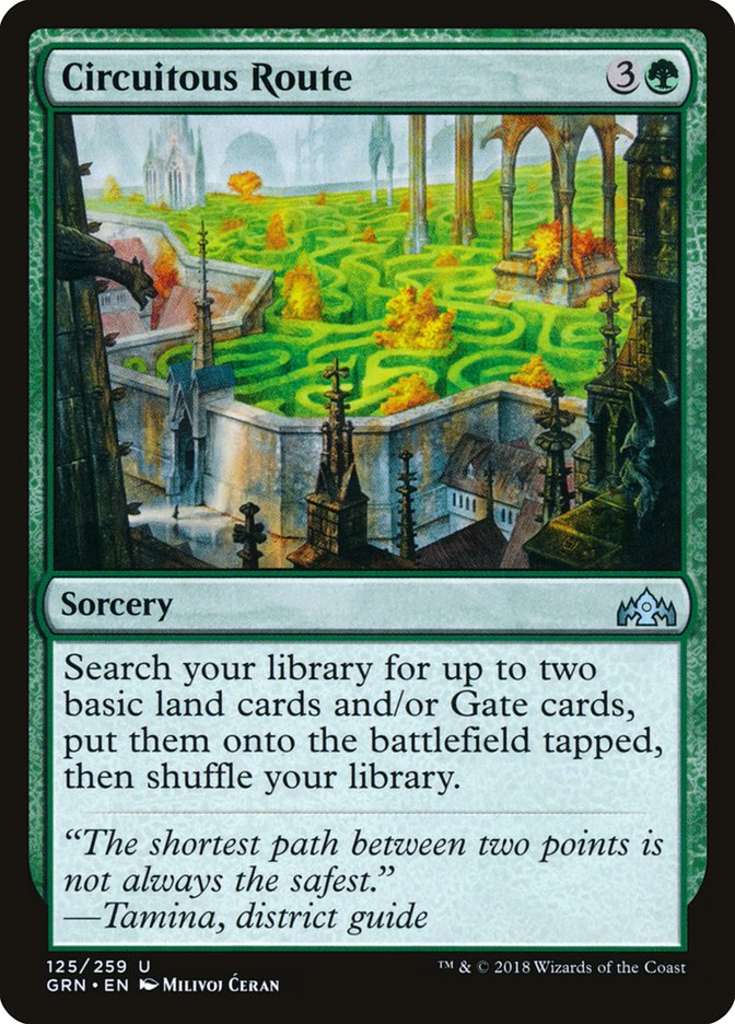 Circuitous Route - [Foil] Guilds of Ravnica (GRN)