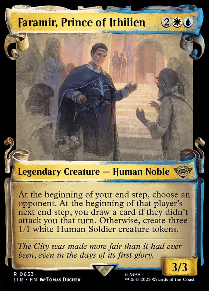 Faramir, Prince of Ithilien - [Foil, Showcase Scroll] The Lord of the Rings: Tales of Middle-earth (LTR)