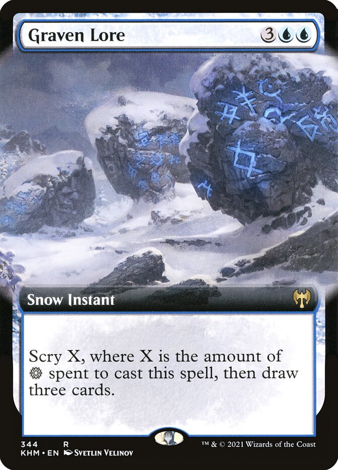 Graven Lore - [Foil, Extended Art] Kaldheim (KHM)