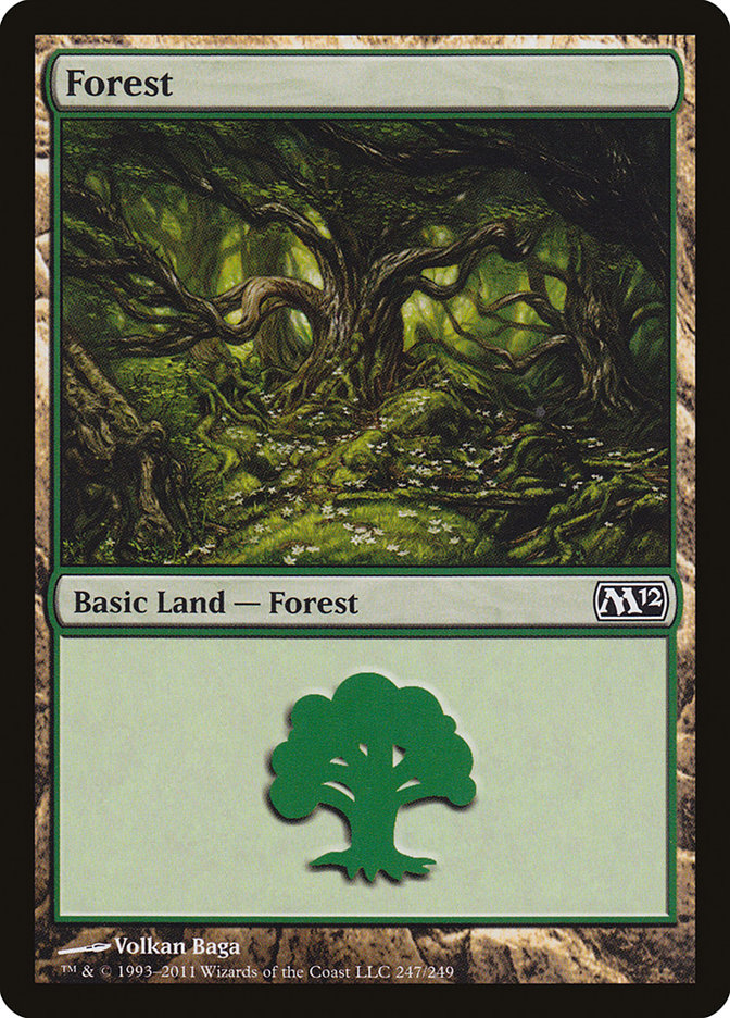 Forest (247) - [Foil] Magic 2012 (M12)