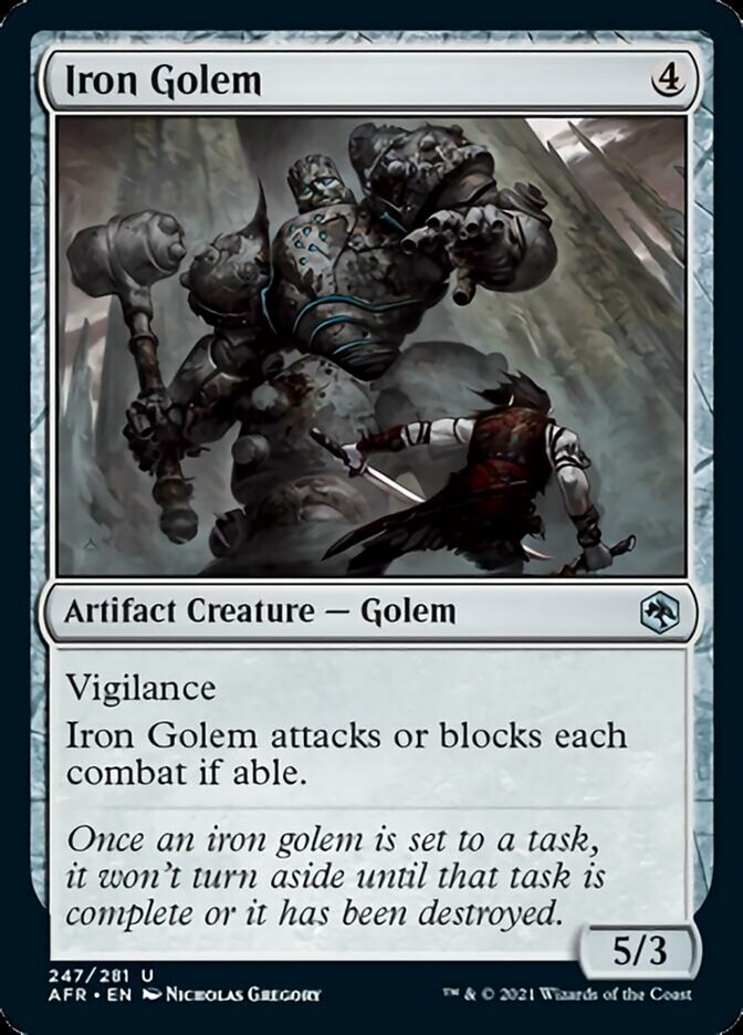 Iron Golem - Adventures in the Forgotten Realms (AFR)