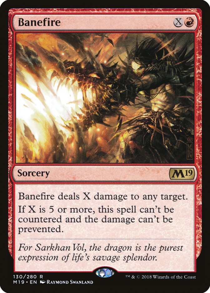 Banefire - [Foil] Core Set 2019 (M19)