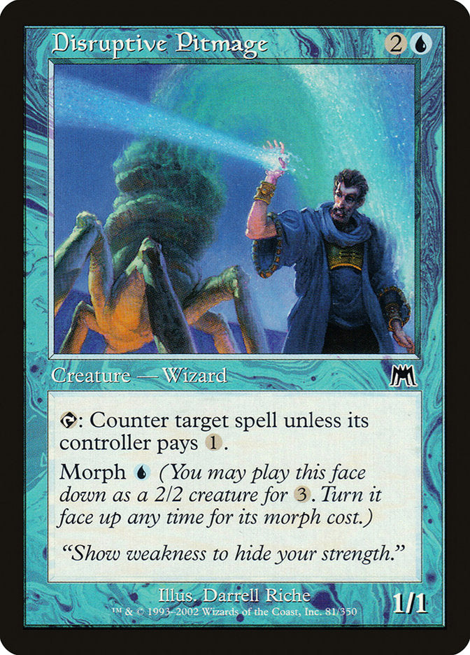 Disruptive Pitmage - [Foil, Retro Frame] Onslaught (ONS)
