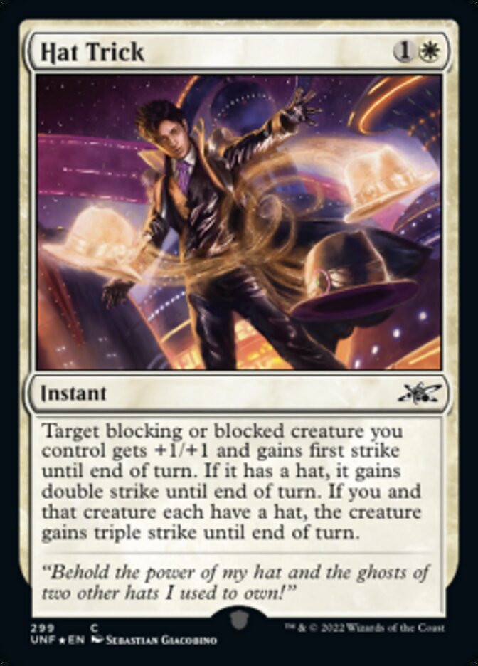 Hat Trick - [Galaxy Foil] Unfinity (UNF)