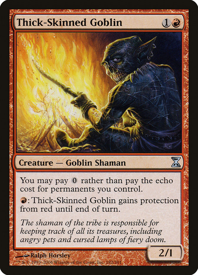 Thick-Skinned Goblin - [Foil] Time Spiral (TSP)