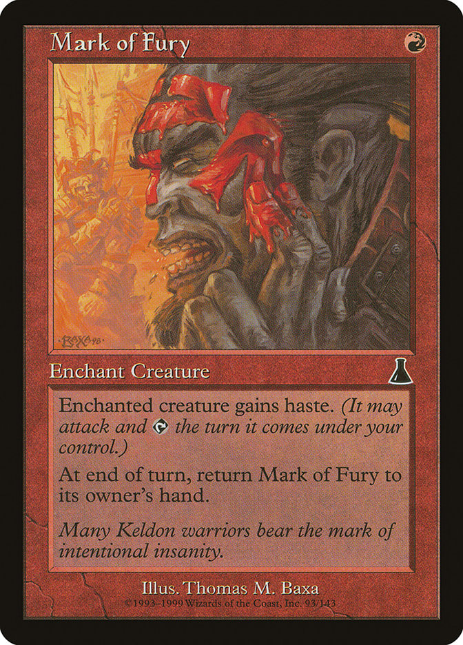 Mark of Fury - [Foil] Urza's Destiny (UDS)