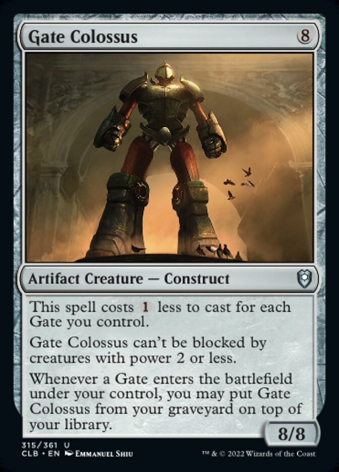 Gate Colossus - [Foil] Commander Legends: Battle for Baldur's Gate (CLB)