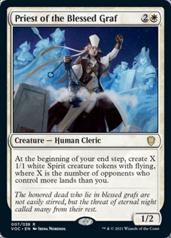 Priest of the Blessed Graf - [Foil] Crimson Vow Commander (VOC)