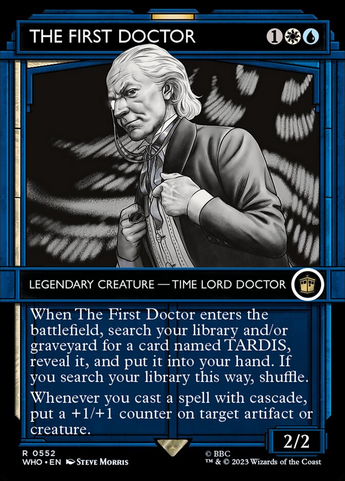 The First Doctor - [Foil, Showcase] Doctor Who (WHO)