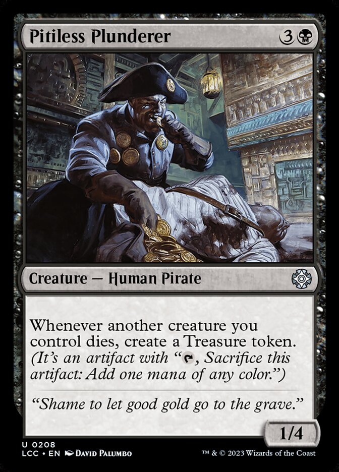 Pitiless Plunderer - Lost Caverns of Ixalan Commander (LCC)