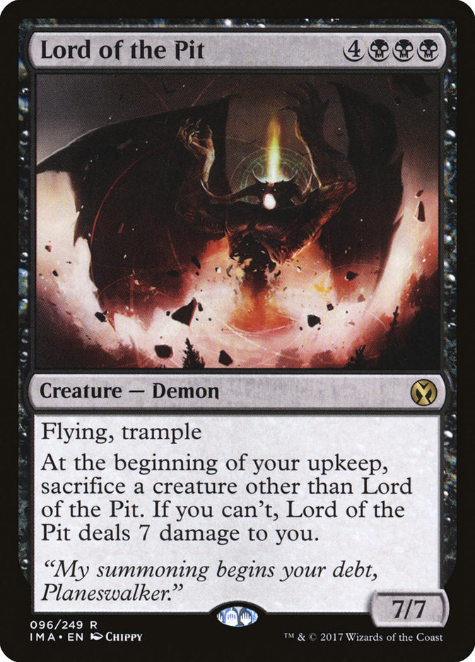 Lord of the Pit - [Foil] Iconic Masters (IMA)