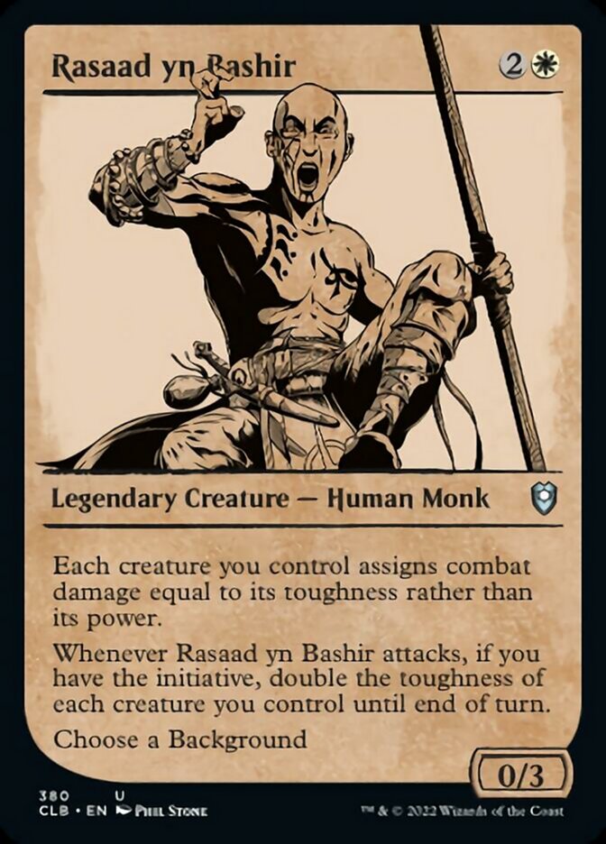 Rasaad yn Bashir - [Foil, Showcase] Commander Legends: Battle for Baldur's Gate (CLB)