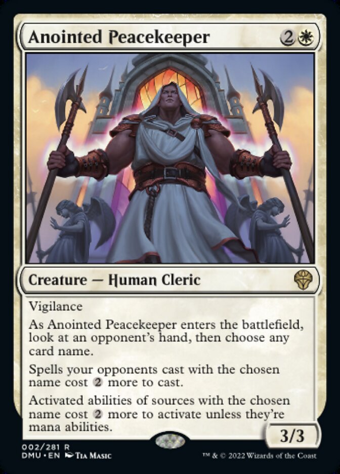 Anointed Peacekeeper - Dominaria United (DMU)