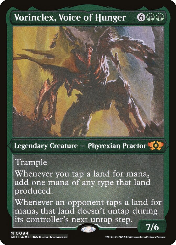 Vorinclex, Voice of Hunger - [Etched Foil] Multiverse Legends (MUL)