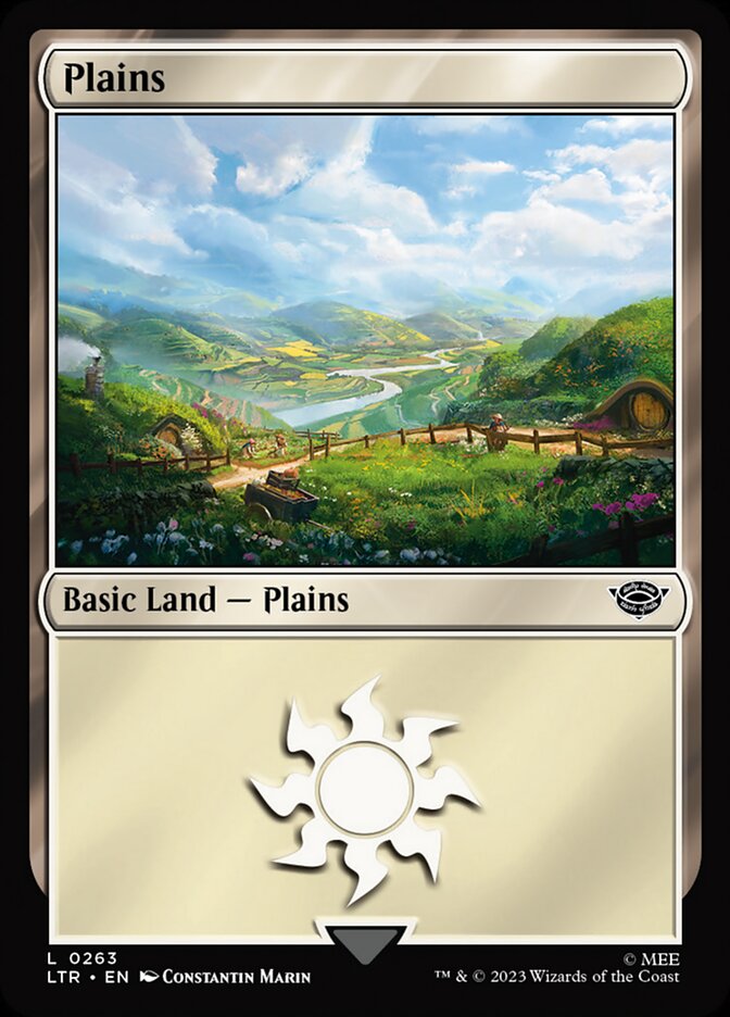 Plains (263) - [Foil] The Lord of the Rings: Tales of Middle-earth (LTR)