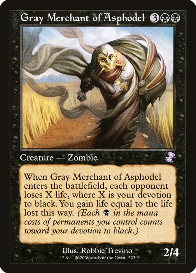 Gray Merchant of Asphodel - [Foil, Retro Frame] Time Spiral Remastered (TSR)
