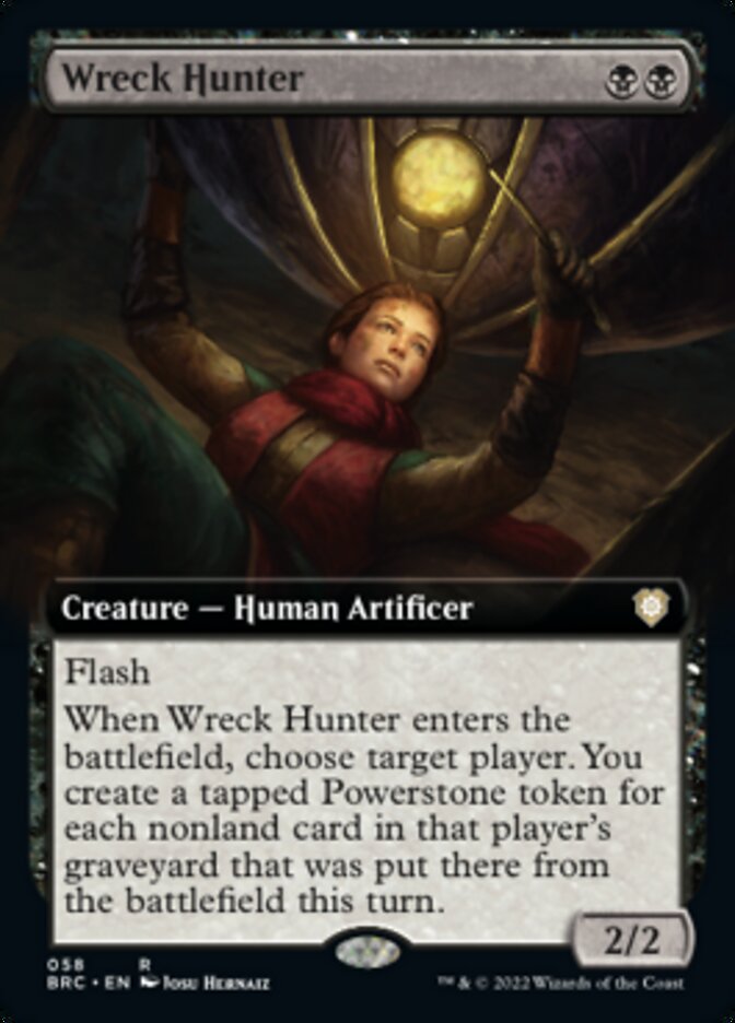 Wreck Hunter - [Foil, Extended Art] The Brothers' War Commander (BRC)