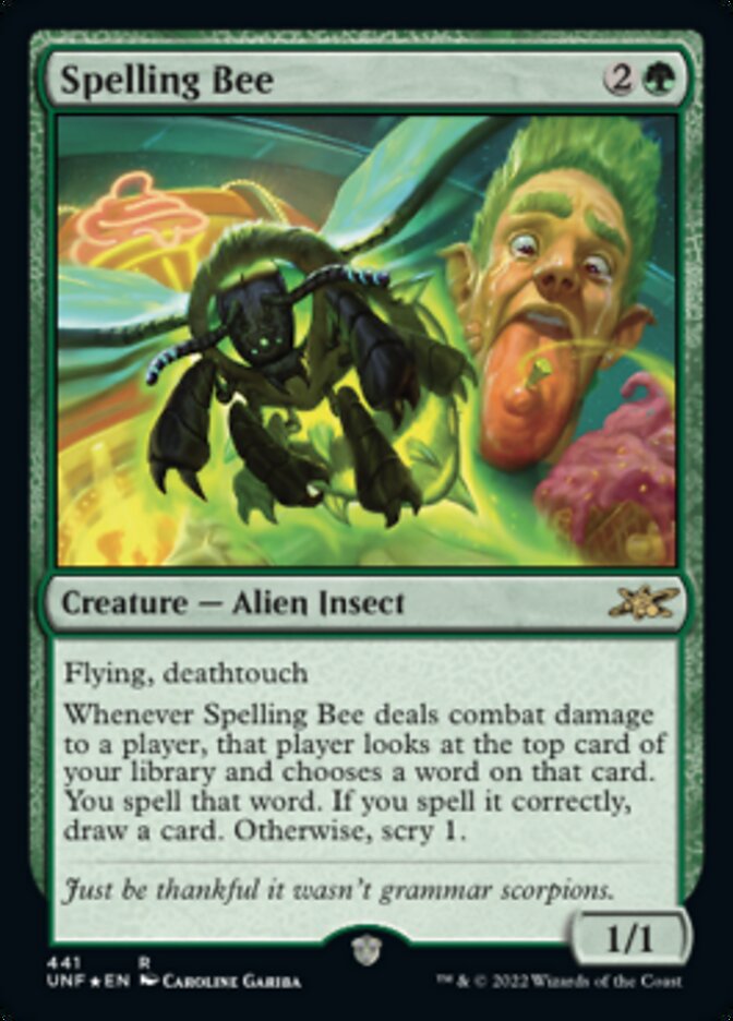 Spelling Bee - [Galaxy Foil] Unfinity (UNF)