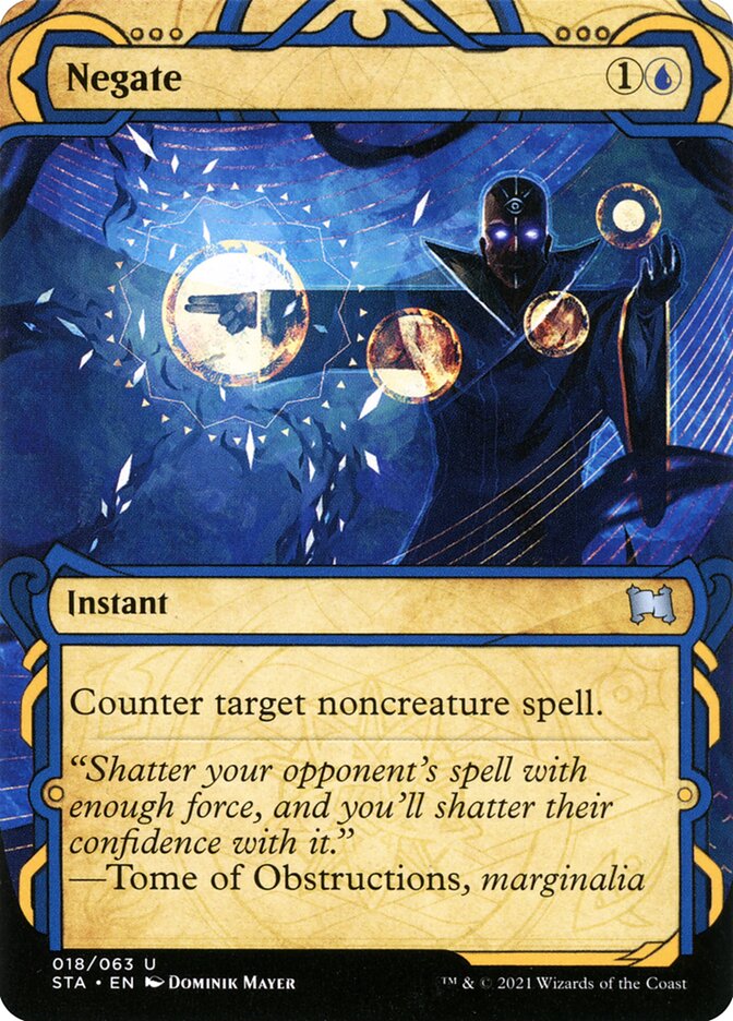 Negate - [Etched] Strixhaven Mystical Archive (STA)