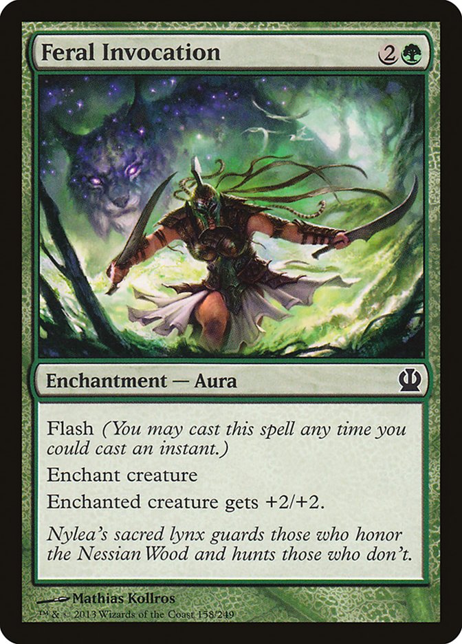 Feral Invocation - [Foil] Theros (THS)