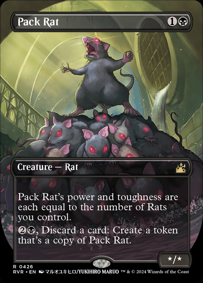 Pack Rat - [Borderless] Ravnica Remastered (RVR)