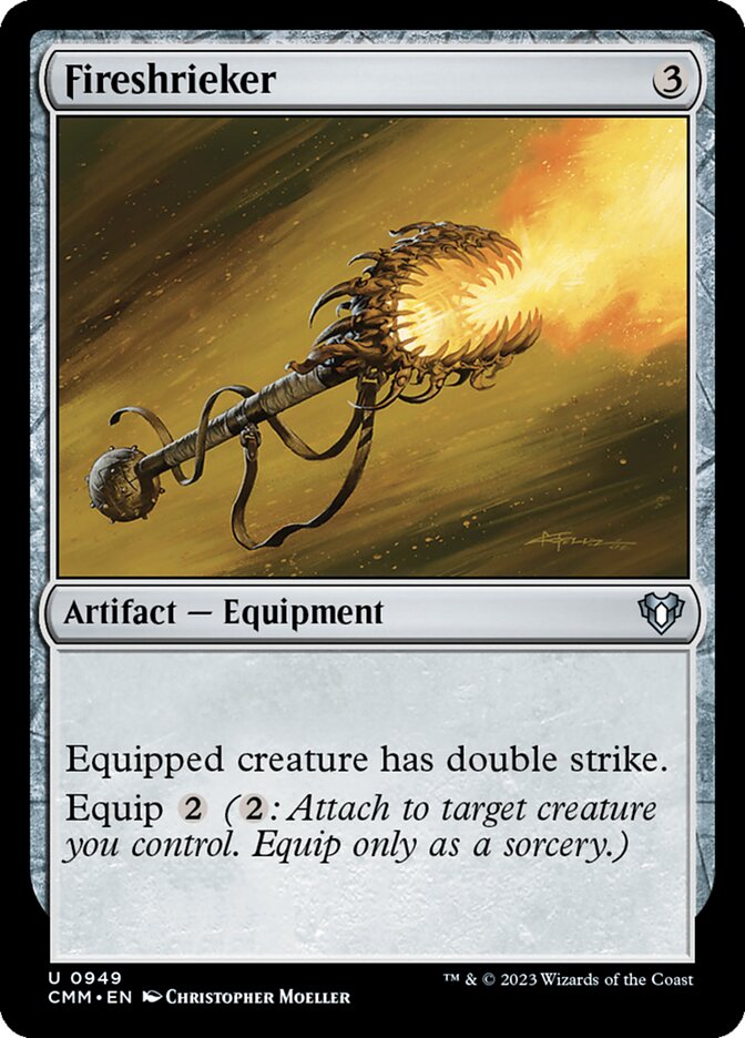 Fireshrieker - [Foil] Commander Masters (CMM)