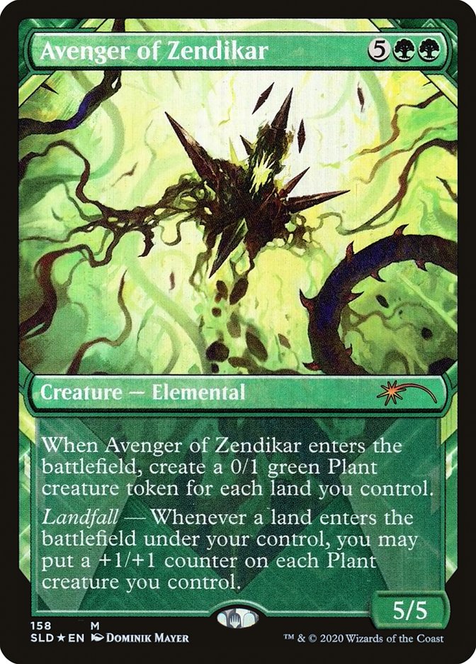Avenger of Zendikar (158) - [Foil, Showcase] Secret Lair Drop (SLD)