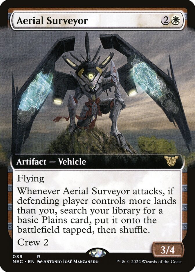 Aerial Surveyor - [Extended Art] Neon Dynasty Commander (NEC)