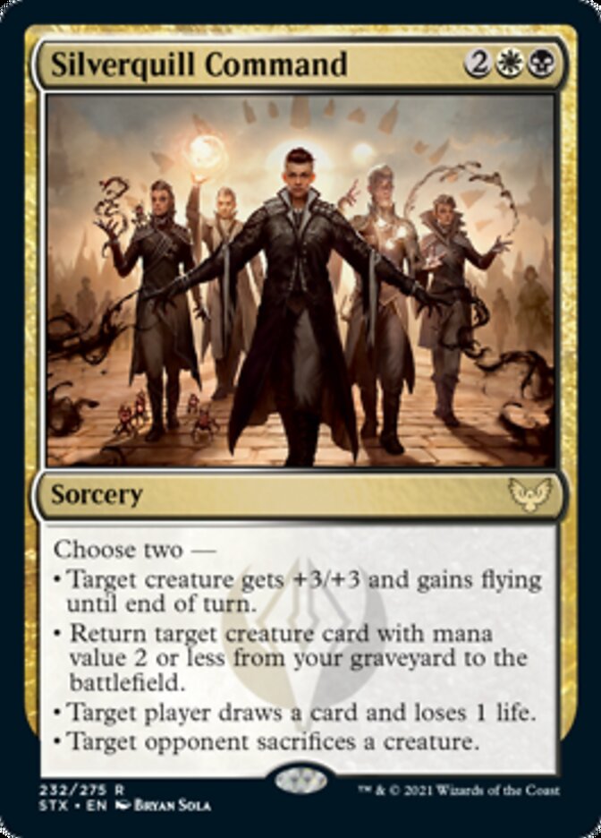 Silverquill Command - [Foil] Strixhaven: School of Mages (STX)