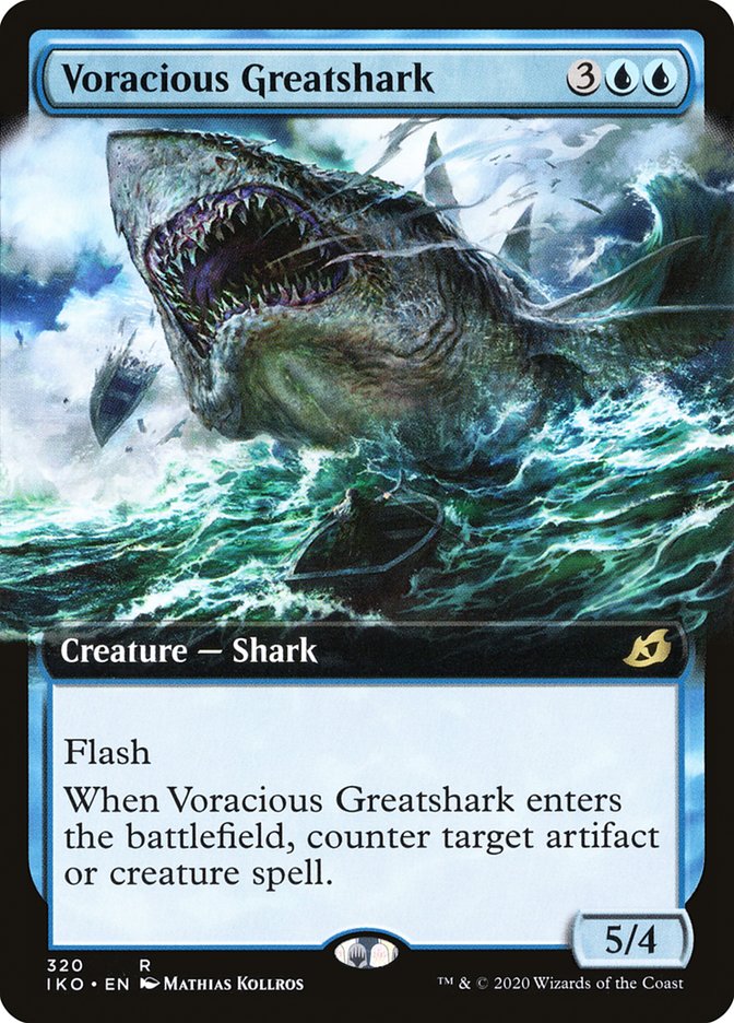 Voracious Greatshark - [Extended Art] Ikoria: Lair of Behemoths (IKO)