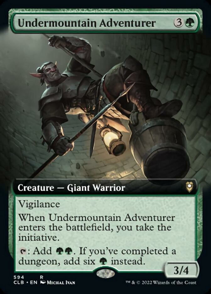 Undermountain Adventurer - [Extended Art] Commander Legends: Battle for Baldur's Gate (CLB)