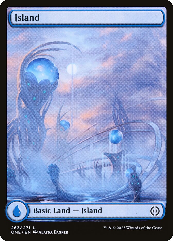 Island (263) - [Foil, Full Art] Phyrexia: All Will Be One (ONE)